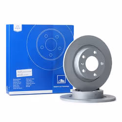Disque de frein; ATE; 264,0 10,0 5 110,0 plein revêtu; pour OPEL, VAUXHALL; 569418, 93190227, 569418, 93190227