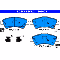 Jeu de plaquettes de frein ATE 13.0460-5603.2, avant