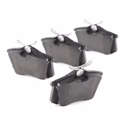 ATE Ceramic 13.0470-2860.2 Jeu de plaquettes de frein contact de signal d'usure exclu, préparé pour l'indicateur d'usure avec vis d'étrier de frein