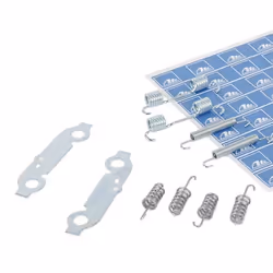 Kit d'accessoires, mâchoires de frein de stationnement; ATE; pour MERCEDES-BENZ