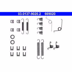 Kit d'accessoires, mâchoires de frein ATE 03.0137-9020.2