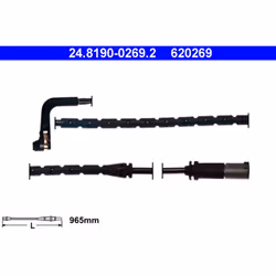 Témoin d'usure, plaquettes de frein ATE 24.8190-0269.2