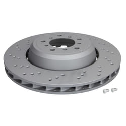 Disque de frein ATE 24.0130-0214.2 avant, ventilé, à haute teneur en carbone, 1 pièce