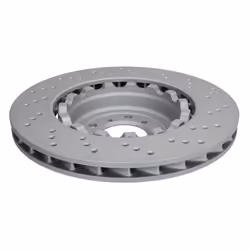 Disque de frein ATE 24.0130-0214.2 avant, ventilé, à haute teneur en carbone, 1 pièce