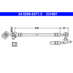 Flexible de frein ATE 24.5298-0271.3
