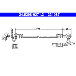 Flexible de frein ATE 24.5298-0271.3