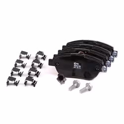 ATE Ceramic 13.0470-3827.2 Jeu de plaquettes de frein contact de signal d'usure inclus avec vis d'étrier de frein avec accessoires