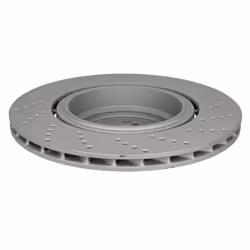 Disque de frein ATE 24.0124-0235.2 arrière, ventilé, à haute teneur en carbone, 1 pièce