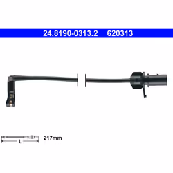 Témoin d'usure, plaquettes de frein ATE 24.8190-0313.2