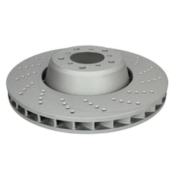 Disque de frein ATE 24.0136-0116.2 avant, ventilé, à haute teneur en carbone, 1 pièce