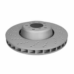 Disque de frein ATE 24.0136-0117.2 avant, ventilé, à haute teneur en carbone, 1 pièce