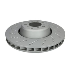 Disque de frein ATE 24.0136-0117.2 avant, ventilé, à haute teneur en carbone, 1 pièce