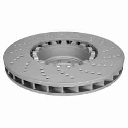 Disque de frein ATE 24.0136-0117.2 avant, ventilé, à haute teneur en carbone, 1 pièce
