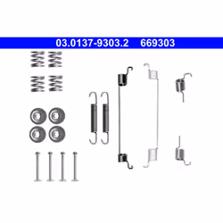 Kit d'accessoires, mâchoires de frein ATE 03.0137-9303.2