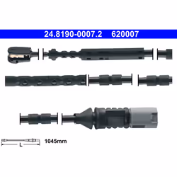 Témoin d'usure, plaquettes de frein ATE 24.8190-0007.2