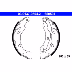 Jeu de mâchoires de frein ATE 03.0137-0504.2