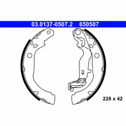 Jeu de mâchoires de frein ATE 03.0137-0507.2