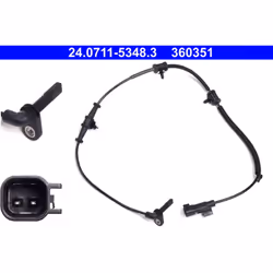 Capteur, vitesse de roue ATE 24.0711-5348.3