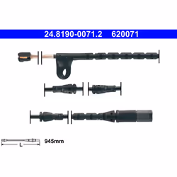Témoin d'usure, plaquettes de frein ATE 24.8190-0071.2