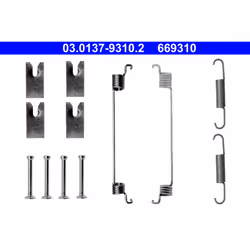 Kit d'accessoires, mâchoires de frein ATE 03.0137-9310.2
