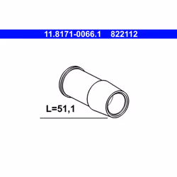 Kit de réparation, étrier de frein ATE 11.8171-0066.1