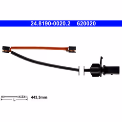 Témoin d'usure, plaquettes de frein ATE 24.8190-0020.2