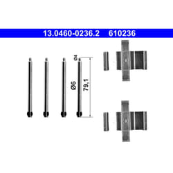 Kit d'assemblage, plaquette de frein ATE 13.0460-0236.2