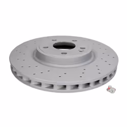 Disque de frein ATE 24.0130-0238.1 avant, ventilé, à haute teneur en carbone, 1 pièce