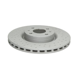 Disque de frein ATE 24.0122-0283.1 avant, ventilé, perforé, 1 pièce