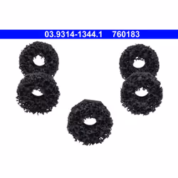 Disque de nettoyage, moyeu de roue ATE 03.9314-1344.1