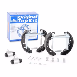 Kit de freins, freins à tambours; ATE; Original TopKit; avec cylindre de roue, avec accessoires; pour VOLKSWAGEN, SEAT, SKODA ...