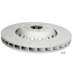 Disque de frein ATE 24.0136-0125.2 avant, ventilé, à haute teneur en carbone, 1 pièce