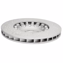 Disque de frein ATE 24.0136-0125.2 avant, ventilé, à haute teneur en carbone, 1 pièce