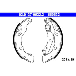 Jeu de mâchoires de frein ATE 03.0137-0532.2