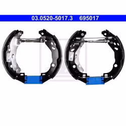Kit de freins, freins à tambours; ATE; Original TopKit; avec cylindre de roue, avec accessoires; pour RENAULT, DACIA; 440A046 ...