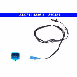 Capteur, vitesse de roue ATE 24.0711-5356.3