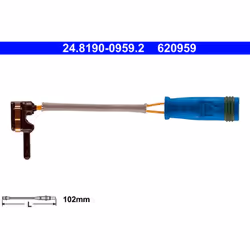 Témoin d'usure, plaquettes de frein ATE 24.8190-0959.2