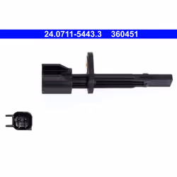 Capteur, vitesse de roue ATE 24.0711-5443.3
