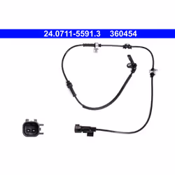 Capteur, vitesse de roue ATE 24.0711-5591.3