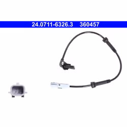 Capteur, vitesse de roue ATE 24.0711-6326.3 gauche