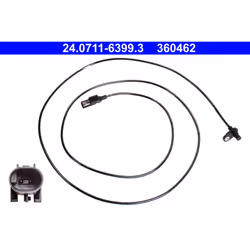 Capteur, vitesse de roue ATE 24.0711-6399.3 droite