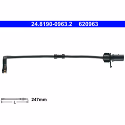 Témoin d'usure, plaquettes de frein ATE 24.8190-0963.2