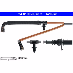 Témoin d'usure, plaquettes de frein ATE 24.8190-0978.2