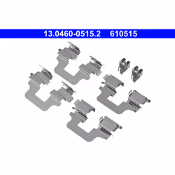 Kit d'accessoires, plaquette de frein ATE 13.0460-0515.2