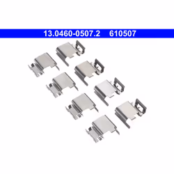 Kit d'accessoires, plaquette de frein ATE 13.0460-0507.2