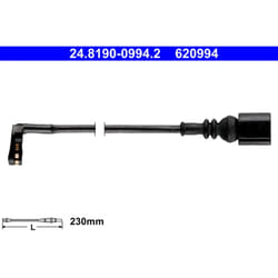 Témoin d'usure, plaquettes de frein ATE 24.8190-0994.2