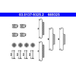 Kit d'accessoires, mâchoires de frein ATE 03.0137-9325.2