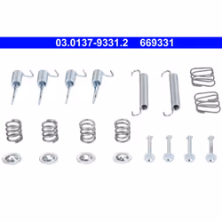 Kit d'accessoires, Mâchoires de frein de stationnement ATE 03.0137-9331.2
