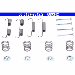 Kit d'accessoires, mâchoires de frein ATE 03.0137-9342.2
