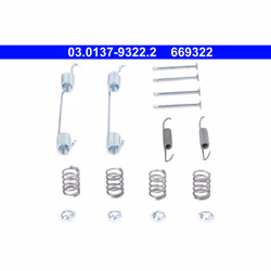 Kit d'accessoires, mâchoires de frein ATE 03.0137-9322.2